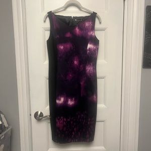 Tahari purple “Christine Dress”